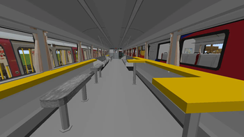 ex-cafe carriage interior