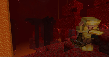Piglins clad in fresh gold!