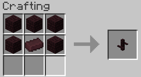 Nether Brick Crafting Recipe