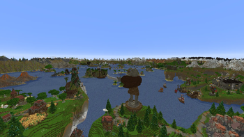 Full world render with Voxy