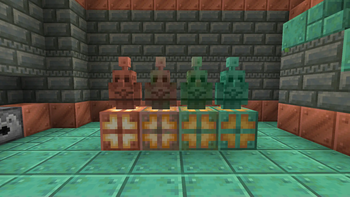 Copper Golem Statues