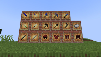 Sapphire, Coal and Molten Armor