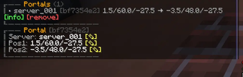 Quasar portal commands