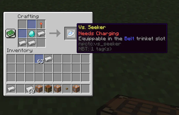 VS. Seeker Crafting Recipe