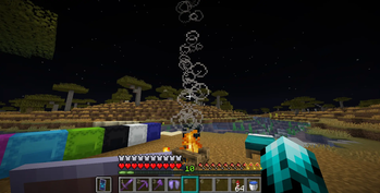At the campfire