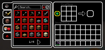 Crafting Table + Recipe Book