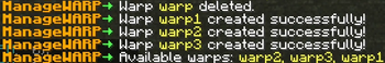 ManageWARP Messages
