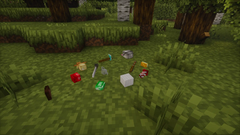 drop items