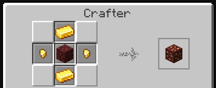 Nether Gold Ore Crafter