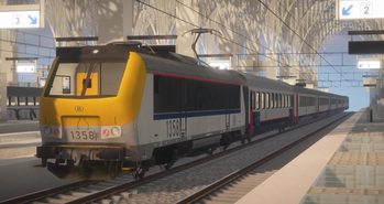 Скриншот: SNCB/NMBS (GeoRailways ResourcePack)