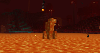 Lava Monster in the new Nether Update