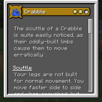 Crabble In-Game