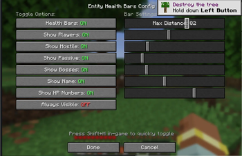 iammojogo's Entity HealthBar Mod Screenshot 3