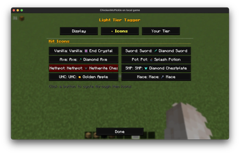 Icons Config
