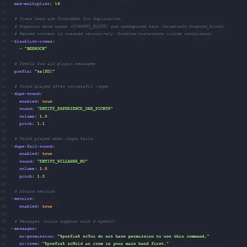 Default config.yml
