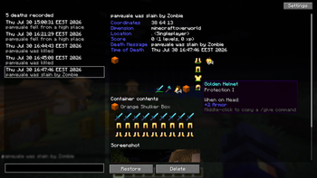 Item Attributes & Shulker Contents