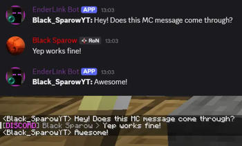 Discord and MC view
