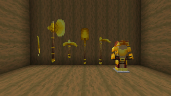 golden tools and armor 2