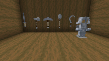 iron tools and armor