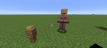 Attach villagers to fences