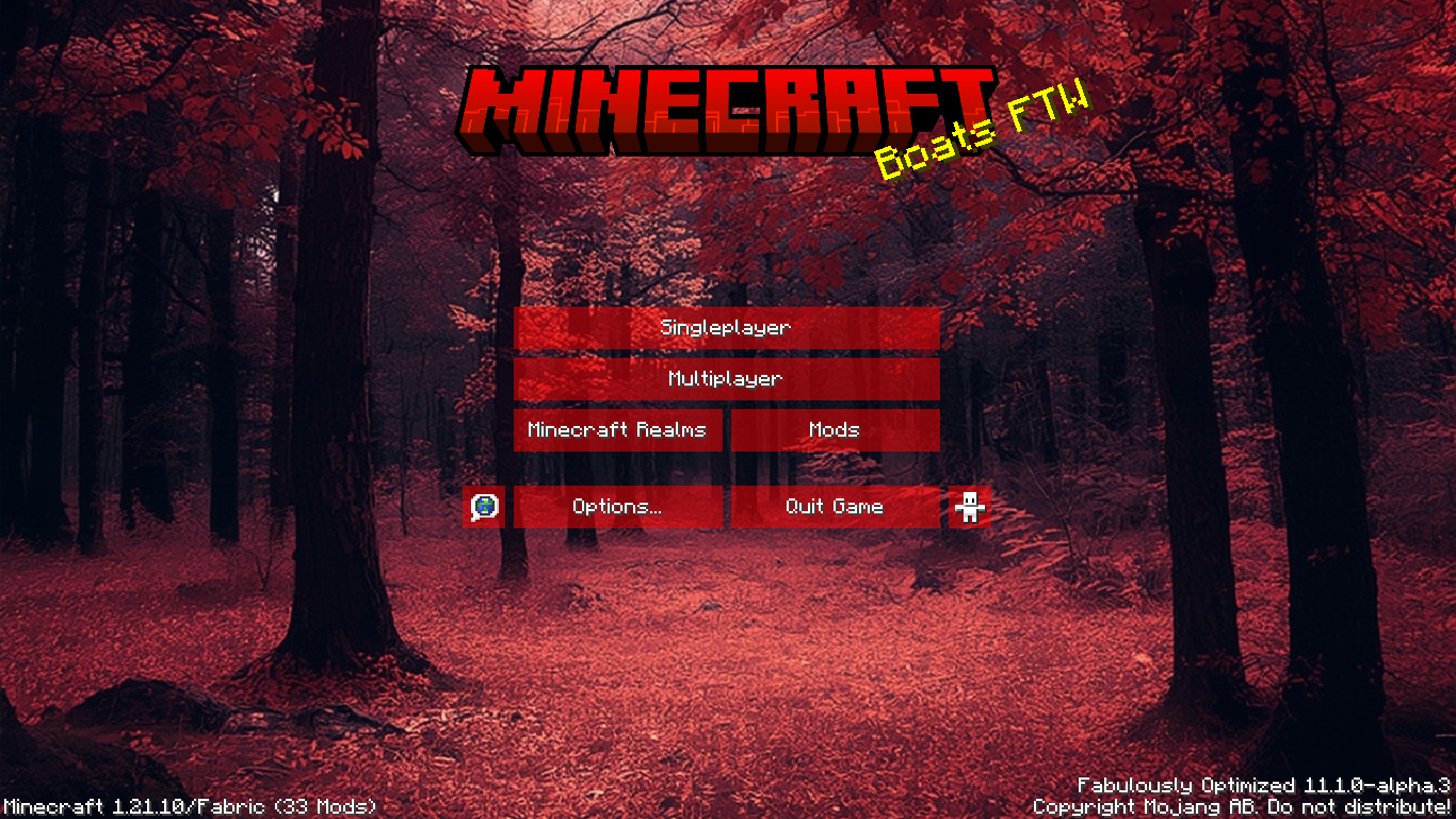 Main menu