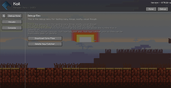 Koil Manager Menu