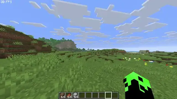 Open the bin with /trash (works on a vanilla client)