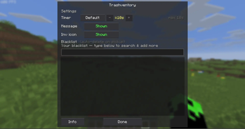 Settings GUI