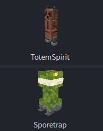 Spore trap and totem Spirit