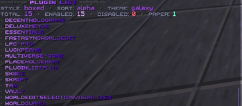 Boxed Galaxy Theme