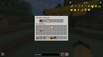 Golden Hopper Inventory