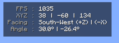 New Debug Menu