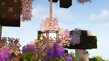 Blossom Leaves close to a light source