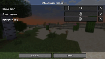 Old Config Screen