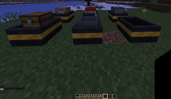 Back side of minecarts
