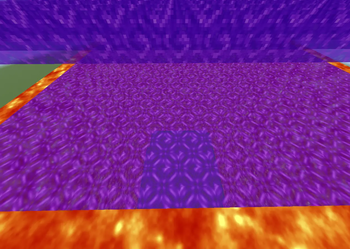 Unpixelated portal and lava