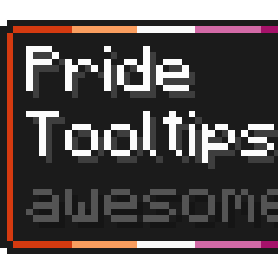 Lesbian Pride Flag Tooltip (Frame-only 5-Color)
