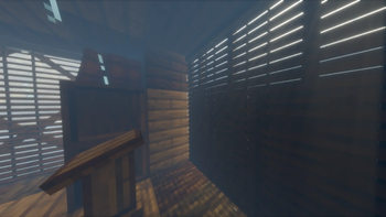 Light pouring through blinds- No texture packs + Bliss Shaders