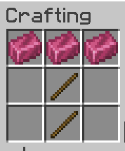Pickaxe recipe