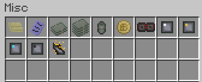 Misc (Legacy/Scrapped Items and Textures)