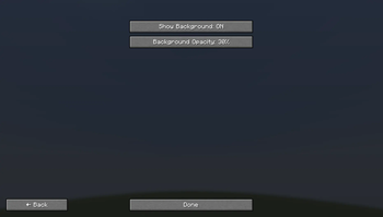 "Visual Settings" Sub-config