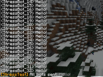 Bots typing in chat