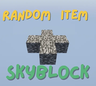 Damage=Random Item Skyblock Challenge