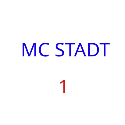 MINECRAFT STADT 1 LOGO
