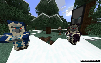 Illagers in the taiga