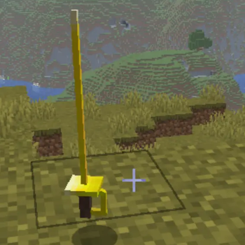 Golden sword