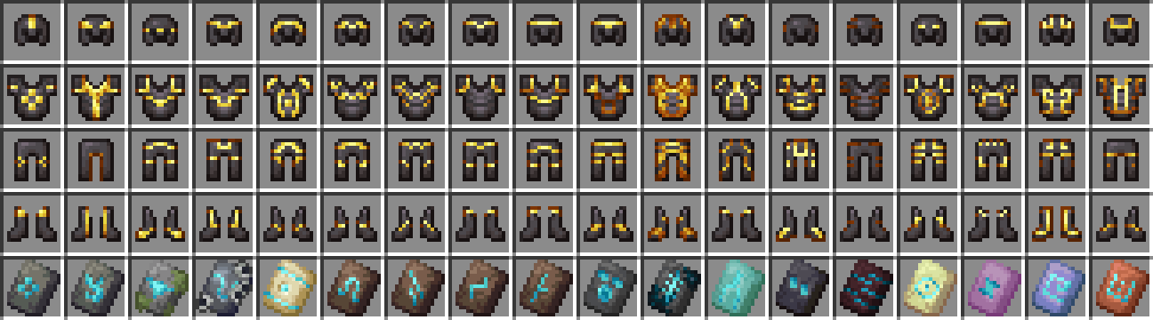 Gold on Netherite Example