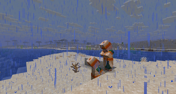 Finally, rain in the desert