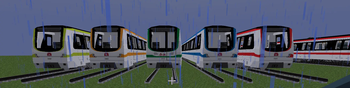 Hefei city(China) metro pack of MTR(我的世界铁路合肥追加包） — screenshot 2