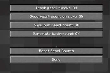 Mod Menu Configuration